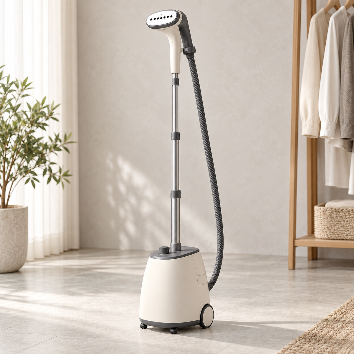 Homentio Flow Garment Steamer detail view