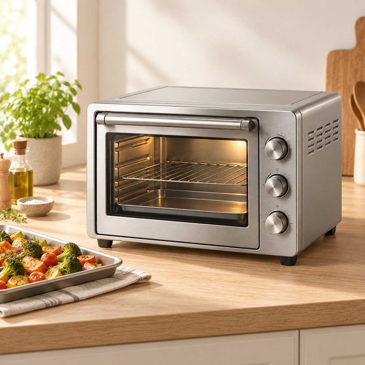 Homentio Morrow Mini Oven lifestyle view