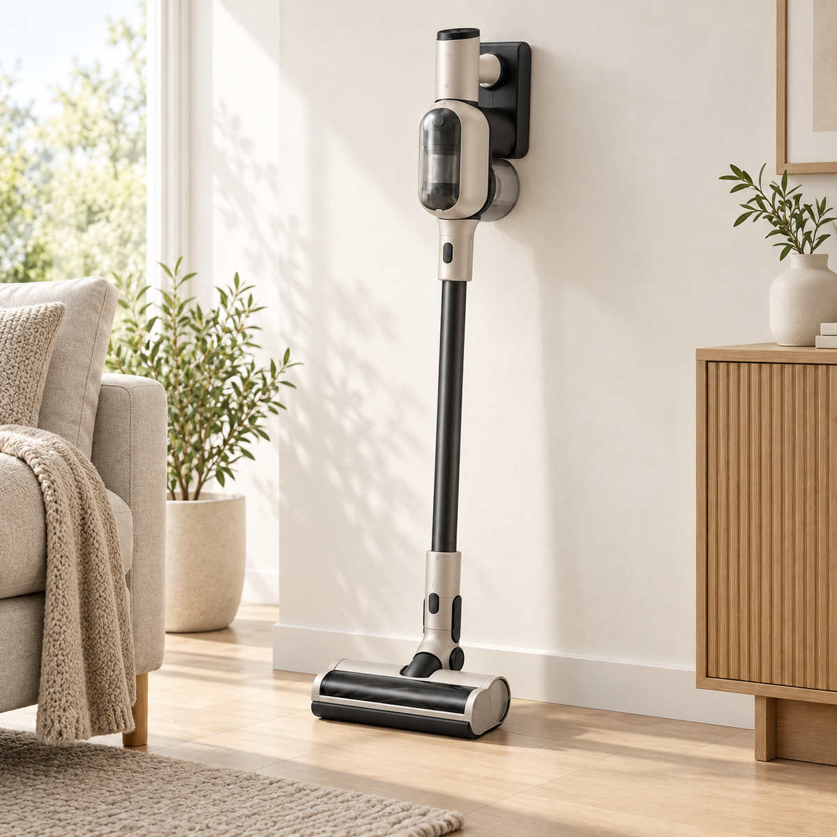 Homentio Orbit Cordless Vacuum lifestyle view