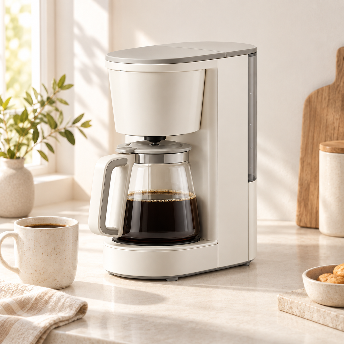 Homentio Pourline Coffee Brewer lifestyle view