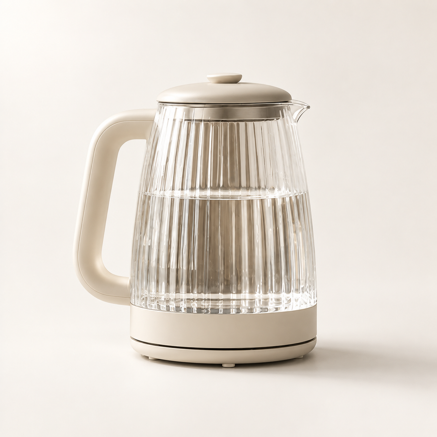 Homentio Ripple Glass Kettle